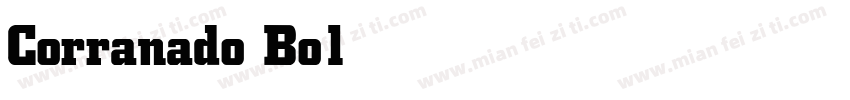 Corranado Bold Bold字体转换